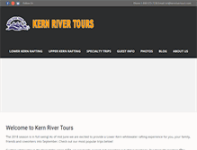 Tablet Screenshot of kernrivertours.com